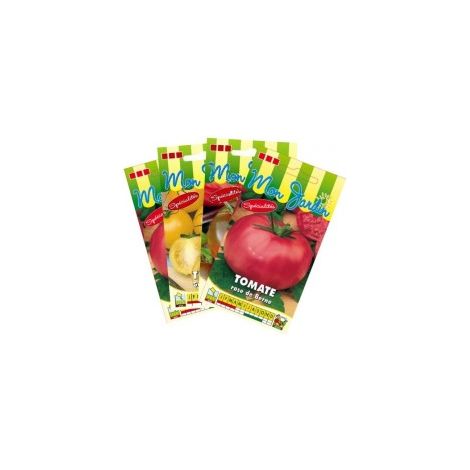 Lot de Tomates colorées (4 sachets de graines à semer) - 1,1g