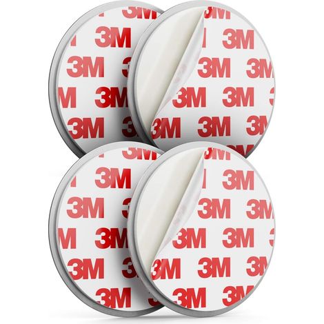 2X Montage Magnétique pour Détecteurs de Fumée , Détecteurs d'Incendie Support Magnétique Surface Adhésive Diamètre 65mm (1/5)