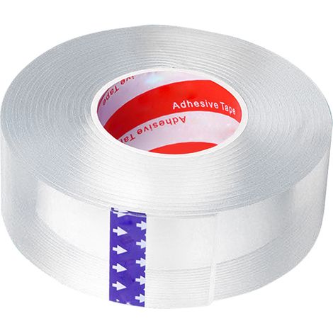 Nano Tape Adhésif de montage double face robuste, rubans amovibles lavables pour murs intérieurs et extérieurs, cuisine, salle de bains, fixation de tapis, fournitures de bureau, 3 cm x 9,8 pieds (1/5)