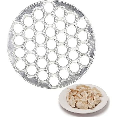 37 Trous Boulette Moule Outils De Moule  Emporte-pice  Raviolis Faire Ravioli Moule En Aluminium Outils De Moule Boulettes Maker Ravioli Convient (1/5)