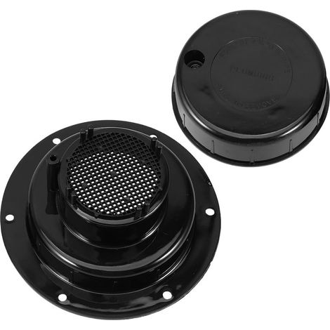 Replacement plastic drain cap for motorhomes and caravans. Multi-purpose hose cap, 13.4 x 13.4 x 7.5 cm. Practical accessory for motorhomes. (1/5)