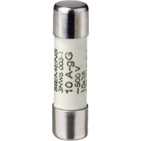Siemens 3NW60041 Cartouche fusible cylindrique 4 A 500 V 10 pc(s) (1/2)