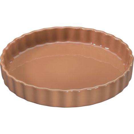 Molde para tarta Kuchenprofi Porto, cerámica, 27 cm, coral (1/3)