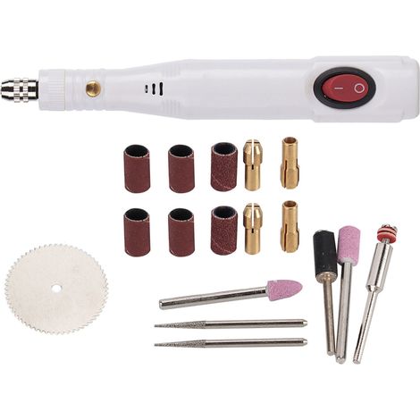 Mini meuleuse électrique set machine polissage outil rotatif multifonction 15000 tr/min 100-240V AC prise UE (1/5)