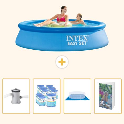 Intex Piscine Easy Set Ronde - 244x61 cm - 5-pièces SCB103 (1/5)
