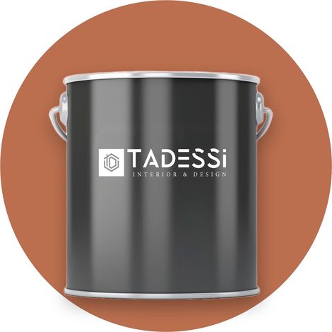 TADESSI Wandfarbe Rot - Sonnengelb - abwaschbare Innenfarbe matt - Dispersionsfarbe - Geruchsarm und Lösemittelfrei