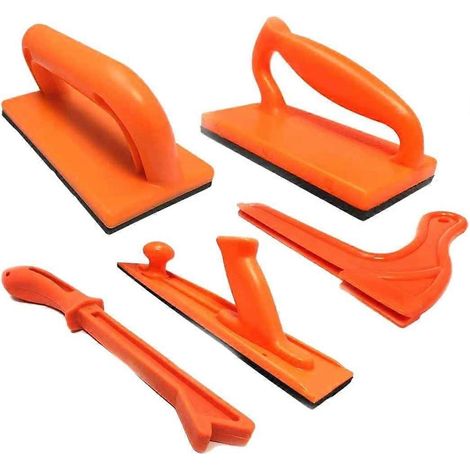 Set of woodworking tool sticks and push block for plastic table saw (1/5)