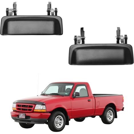 Set di maniglie esterne per porte interamente in metallo, compatibili con Ford Ranger 1998-2011, Mazda B2300 B3000 B4000 01-10, lato guidatore sinistro esterno anteriore e lato passeggero destro  Sost (1/5)