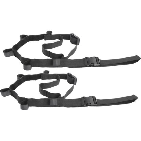Lot de 2 porte-cannes à pêche pour véhicule, fixation réglable, sangle de support portable (1/5)