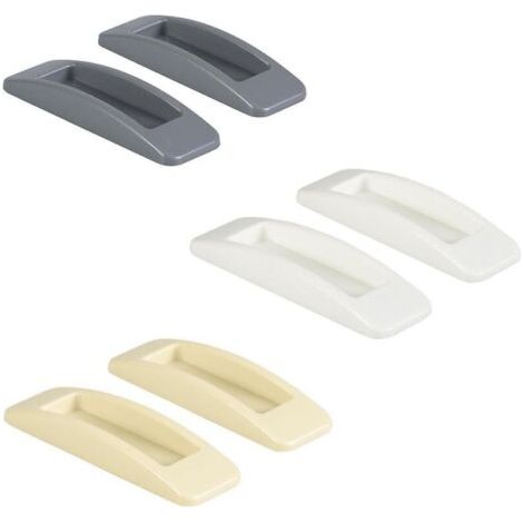 Poignées adhésives pour portes et fenêtres coulissantes - Lot de 6