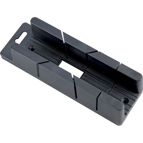 Draper 48677 Mini Mitre Box for Woodworking, 200mm x 35mm x 50mm, Blue, with Angular Cutting Guide (1/5)