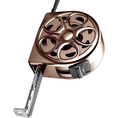 Mètre ruban en acier inoxydable Règle de mesure en métal résistant aux chocs Outil de mesure pratique à dégagement rapide pour le bricolage et le bâtiment (1/5)