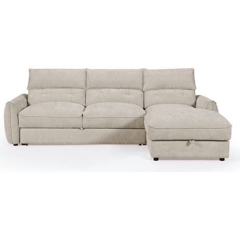 Canape dangle convertible avec coffre de rangement en velours (1/5)
