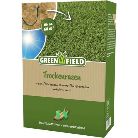Greenfield gazon sec MANTELSAAT Vital 2 kg graines de gazon couche sèche graines de gazon