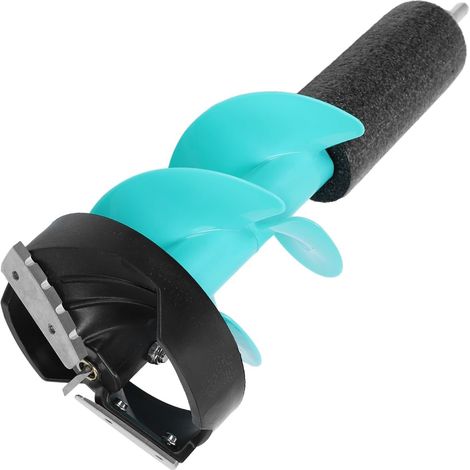 Kit de Tarière à Glace électrique 6 Pouces, Lames Incisives, Perceuse à Glace Résistante aux Chocs avec Positionneur pour la Pêche (1/5)