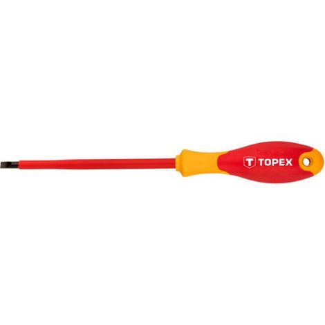 Tournevis Plat - 5 5 X 125 Mm - Isolé 1000 V - Pour Travaux Sous Tension - 1 Pièce