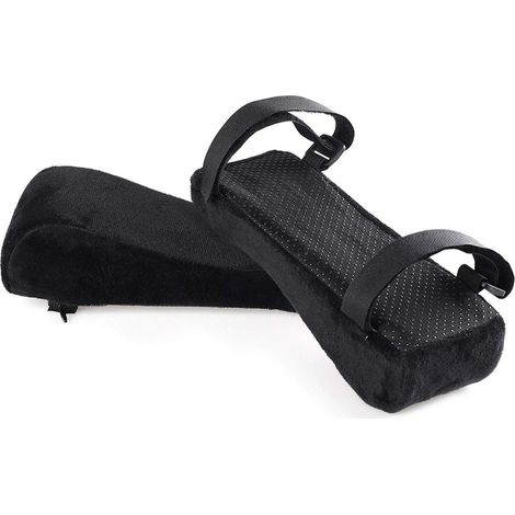 Coussinets d'accoudoir ergonomiques pour Chaise Coussin de coude Soulagement de la Pression Chaise de Bureau Accoudoir de Chaise de Jeu avec Coussinets d'accoudoir en Mousse à mémoire (1/5)