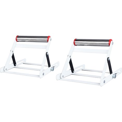 Soporte ajustable y plegable para máquina de corte, altura regulable de 55 a 135 mm, soporte metálico para máquina de corte (juego de 2) (1/5)