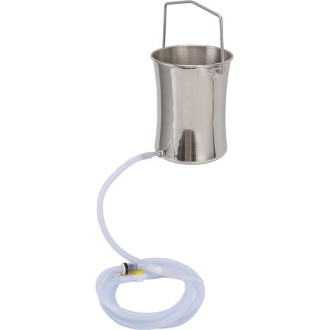 Kit de lavement au café, seau en acier inoxydable en forme de taille pour lavements détoxifiants