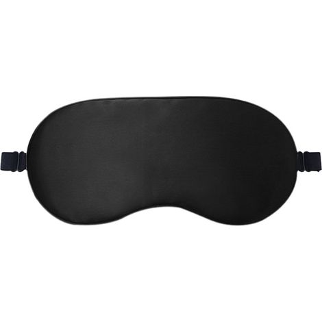 BEBUSINGOTO Máscara para dormir, antifaz supersuave con correa ajustable, ligera y cómoda, bloquea la luz perfectamente para hombres y mujeres (1 negra) (1/3)