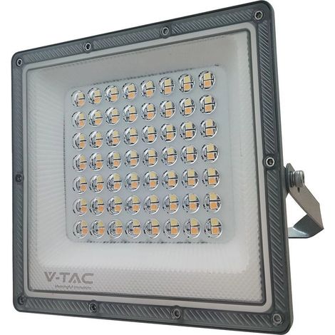 V-TAC Faro LED SMD 50W CCT 3in1 3000K-6500K con LED Sostituibili Colore Grigio IP65 - 23614 (1/5)