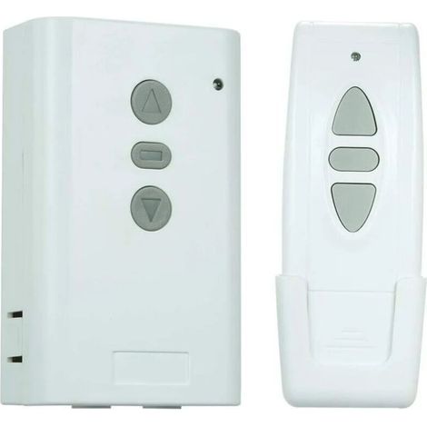 Interrupteur Télécommande sans Fil,Récepteur AC220V 433MHz,Type d'apprentissage Contrôleur,Bidirectionnel 3 clé RF émetteur,Commande à Distance pour Ensemble de Contrôleur de Rideau (1/5)