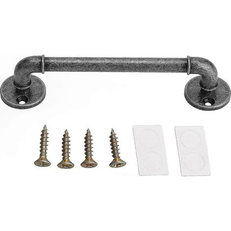 Poignée de porte en alliage de zinc, style rétro, à base ronde, quincaillerie pour meubles (porte, tiroir, armoire, penderie) (1/5)