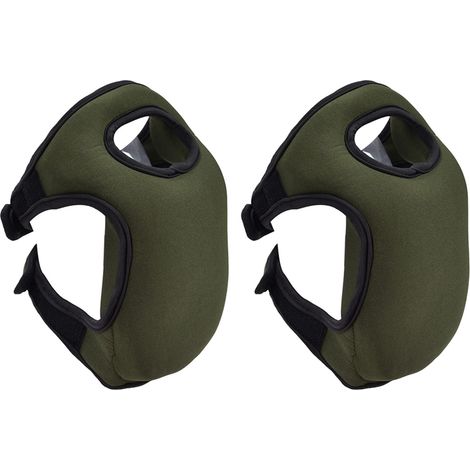 Ginocchiere da giardinaggio – regolabili – pratiche – verde militare – per esterni (1/5)