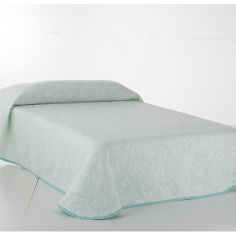 Couvre-lit Bouti léger Sofia 18 pour lit Double 180 cm et 200 cm Housse de Couette 270 x 270 cm Vert (1/5)