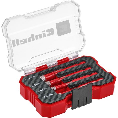 Set punte diamante Einhell XS CASE carbon 5 10 mm