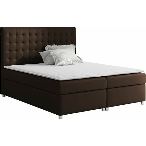 Lit boxspring Panis, Polo 877, Continental, Unique, 120x200, Tissu, Disponible, 120x213x130cm (1/5)