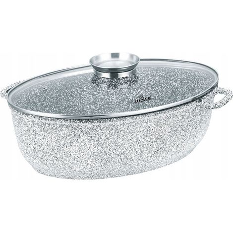 Marmor-Bratpfanne 8L Gänsekocher 38CM Induktion