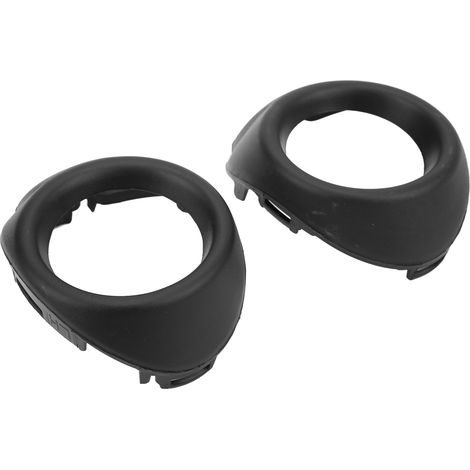 Paar schwarze, runde Nebelscheinwerferabdeckungen 1703890, Ersatzteil für FORD FOCUS MK3 2011-2014 (1/5)