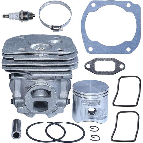 Kit cylindre et piston pour Husqvarna 372XP X-Torq, 50 mm, pour tronçonneuse, Kit cylindre et piston, Bougie d'allumage, Collier d'admission, Joint de cylindre, Joint d'échappement, Joint de couvercle (1/5)