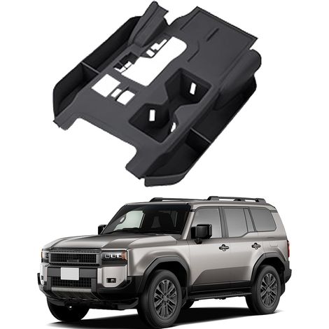 Silicone Central Dashboard Cover for Toyota Land Cruiser Prado LC250 2024-2025, Silicone Protective Pad, Car Interior Accessories, Black (1/5)