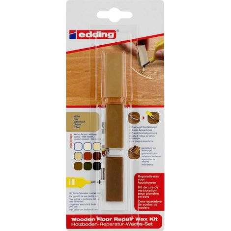 Edding 8902 kit de ceras para reparación de roble parquet