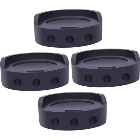 Lot de 4 Coussinets de Base pour Machine à Laver Amortissants - Coussinets Antidérapants pour Rehausseurs de Meubles