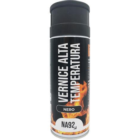 Spray Vernice Acrilica Alta Temperatura 400 ml NA92 PRO - Nero (1/4)