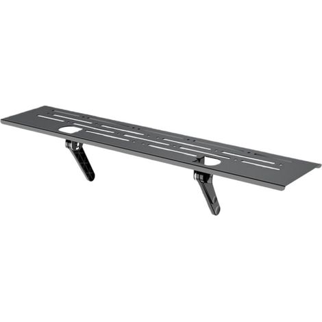 Étagère supérieure pour téléviseur, acier laminé à froid et ABS, installation non requise, rangement peu encombrant (1/5)