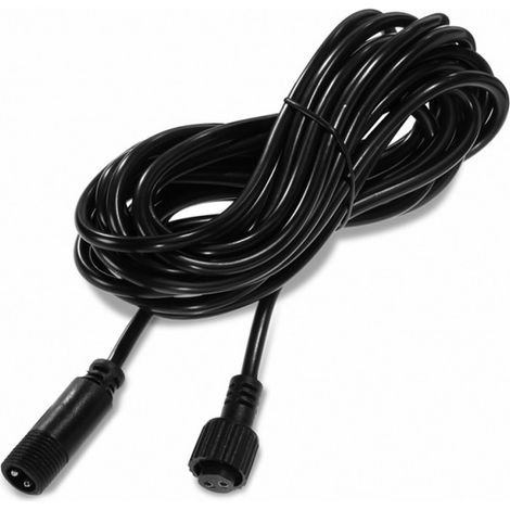 Esotec – Rallonge 5m pour pompe de jardin – Connecteurs mâle et femelle 2 voies – Compatible avec Napoli, Siena, Milano – Câble 0,5 mm²
