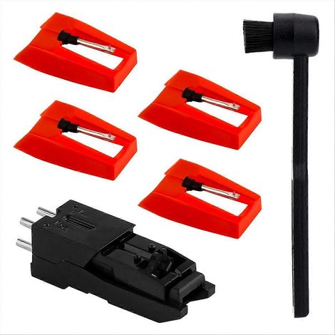 Lecteur Aiguille Rechange 4pcs Diamond Lecteur de Disques Stylet Aiguille (1/5)