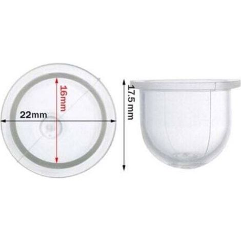 Accessoires de carburateur - - Pompe d'amorçage - 5 pièces - Homelite/Echo/Stihl/Poulan/Zama - 21,6×19×18,5 mm (1/4)