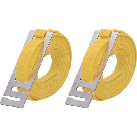 2 sangles de ruche jaunes, transportables, tendeur fixe, ligature ruche, accessoire apiculture (1/5)