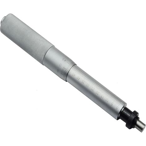 Micromètre 0-50mm Micrometer Head Flat Measuring Face With Nut And No Nut Metal Measure Tool Flat Head 0-50mmx0.01mm Micrometer Heads(With nut) (1/5)