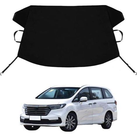 Car Windshield Cover, Winter Protective Cover for Vehicles, Protects Windshield from Frost and Front Window, Against Snow, Frost, Sun and Dust, for Most Vehicles (1/4)