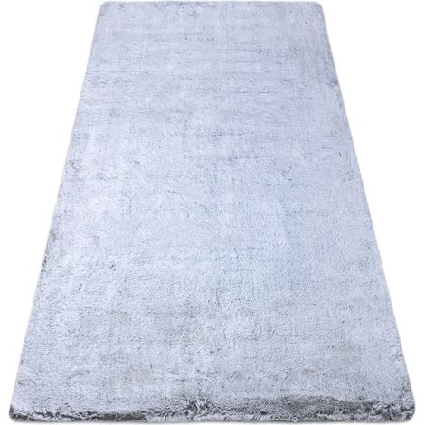 Moderner Waschteppich LAPIN Shaggy, Antirutsch grau / elfenbein grey 160x220 cm