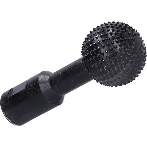 Tête de meulage à billes, lime sphérique, sphère métallique, foret de sculpture, outil de fraisage pour meuleuse d'angle 10mm (1/5)