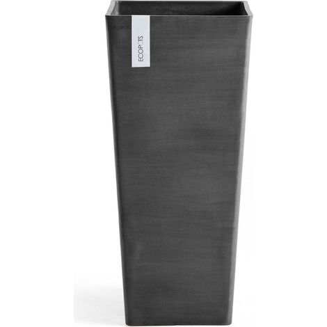 Ecopots Rotterdam High 70 Blumentopf - L 32,7 cm x B 32,7 cm x H 70,5 cm - Innen- und Außenbereich