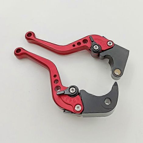 Modification pour moto Suzuki GSXR1000 2005-2006 : levier de frein, d'embrayage et de klaxon (tige longue verte) (1/4)