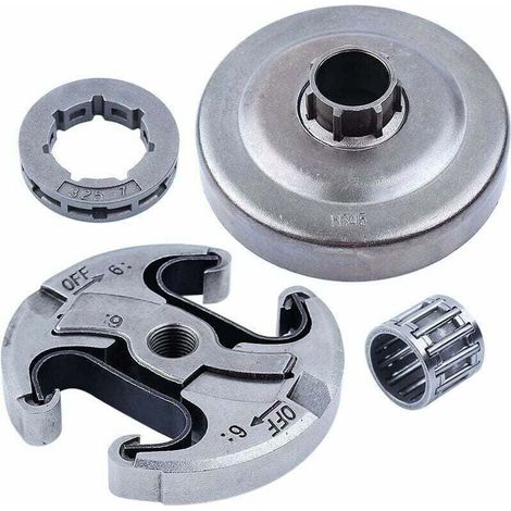 325"-7T Tambour d'embrayage Embrayage Assy Pignon Jante Roulement à aiguilles kit pour Husqvarna 340 345 346XP 350 351 353 445 450 E Tronçonneuse (1/4)